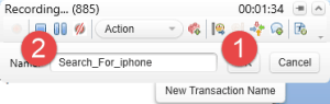 End Transaction and Stop Script