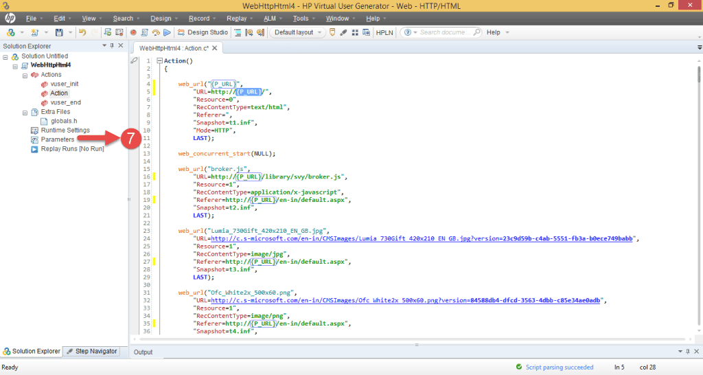 Parameterization in Loadrunner 4
