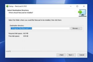 Neoload Installation Step 5