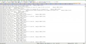 Controller Error Log File