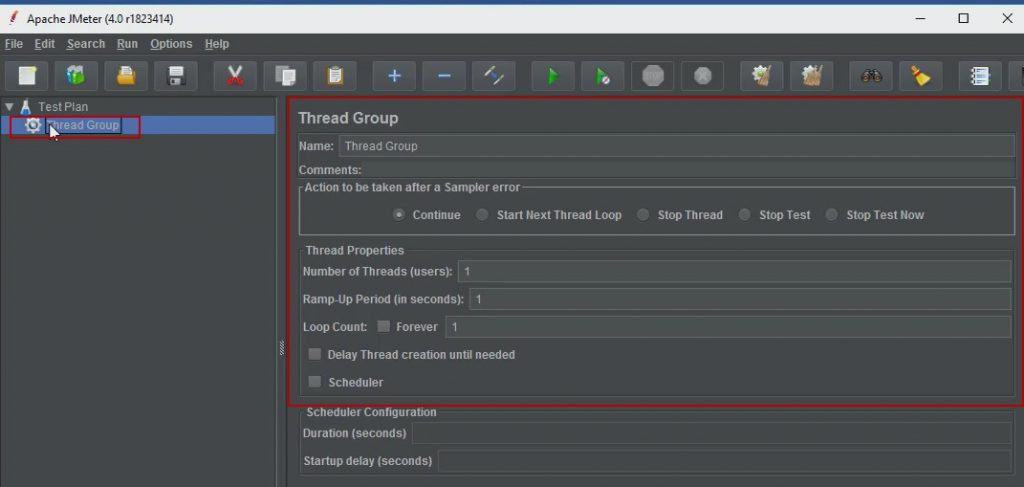JMeter Thread Group 2