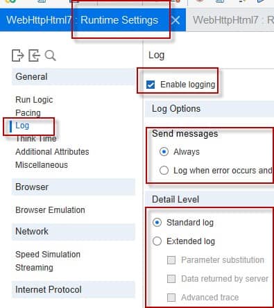 lr_set_debug_message function in Loadrunner